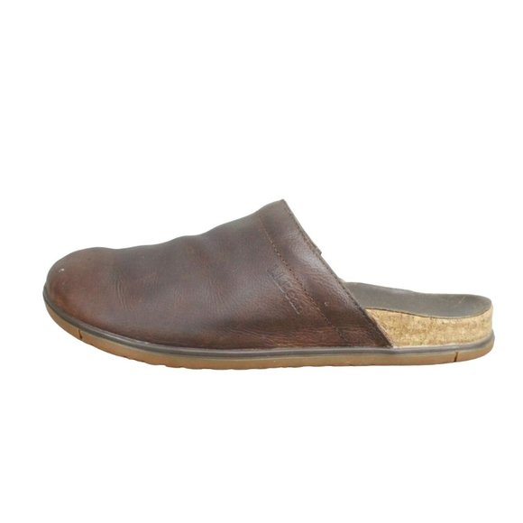 L.L. Bean Shoes - LL Bean Brown Leather Rugged Outsole Go-Anywhere Slip on Clogs Size 9 M